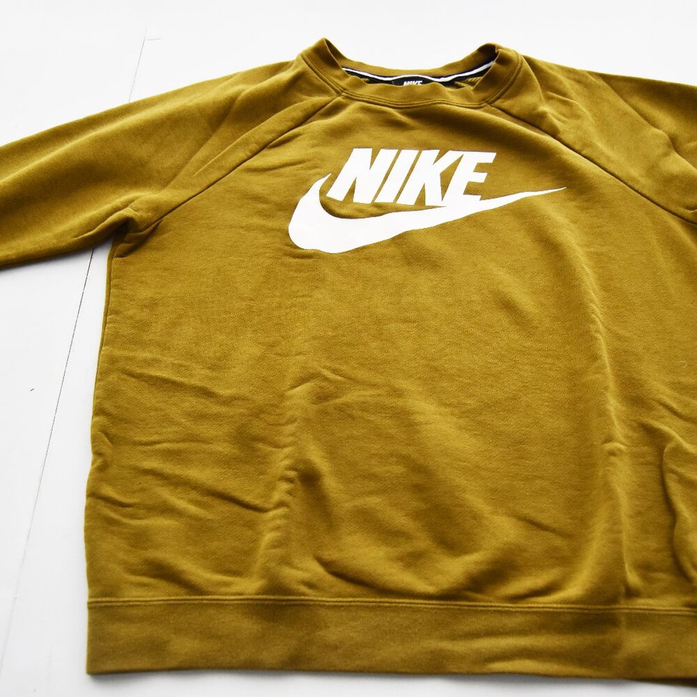 Nike olive green crewneck sweatshirt